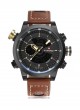 Naviforce Casual Watch For Men Analog-Digital Leather - NF9081M