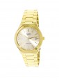 Casio Mens Stainless Steel Analog Watch Gold w/White Dial Buttons - MTP-1170N