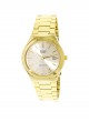 Casio Mens Stainless Steel Analog Watch Gold w/White Dial Buttons - MTP-1170N